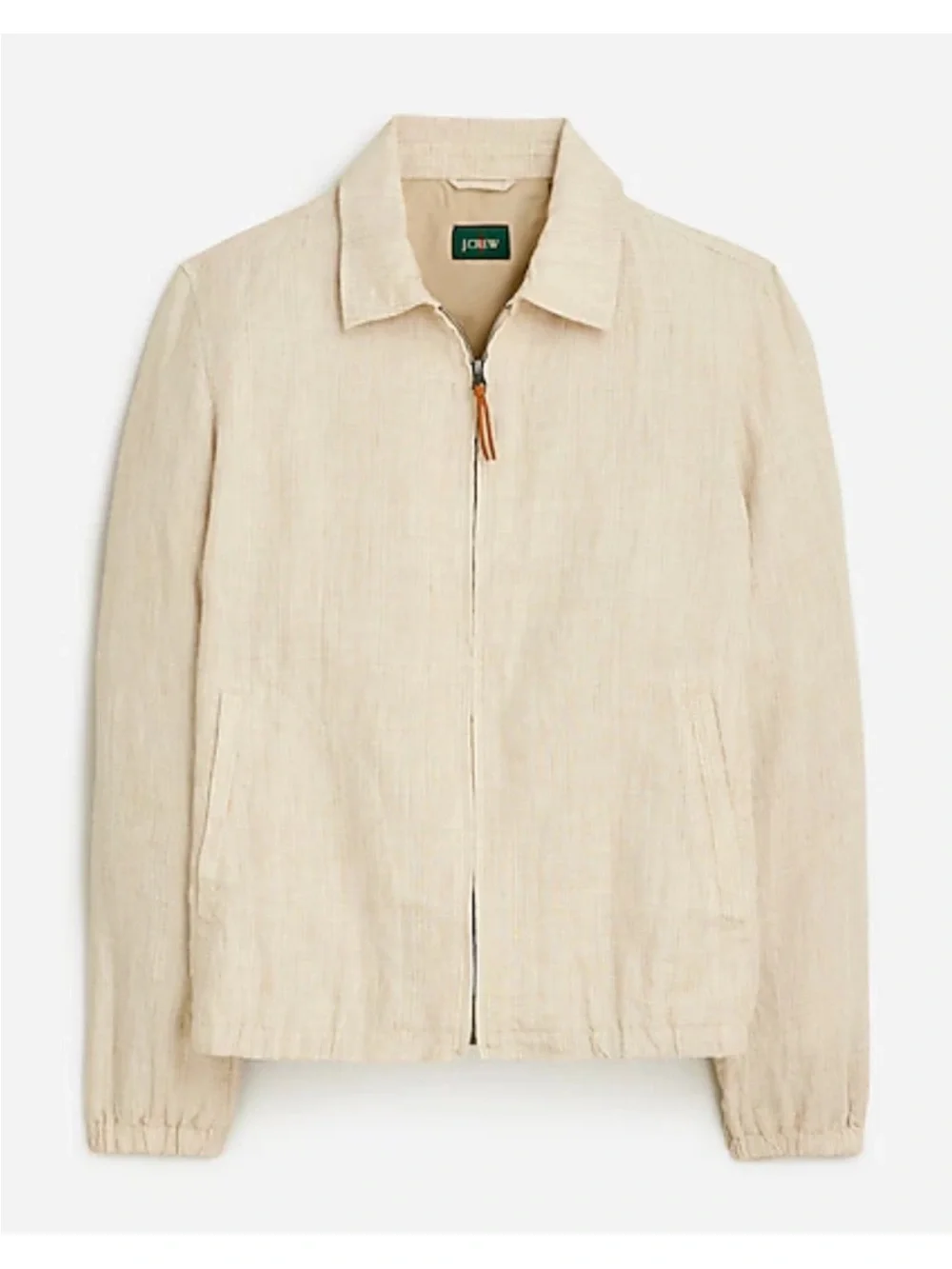 NWT Men’s Harrington Linen Jacket - Size Small